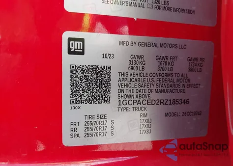 2024 Chevrolet Silverado 1500 2Wd Standard Bed Lt from USA, damaged, VIN 1GCPACED2RZ185346